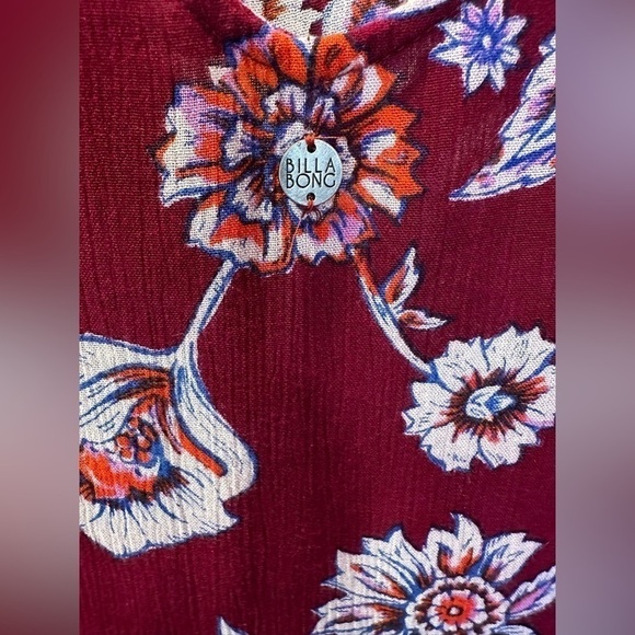 Billabong Floral Boho Mini Dress - Picture 4 of 7